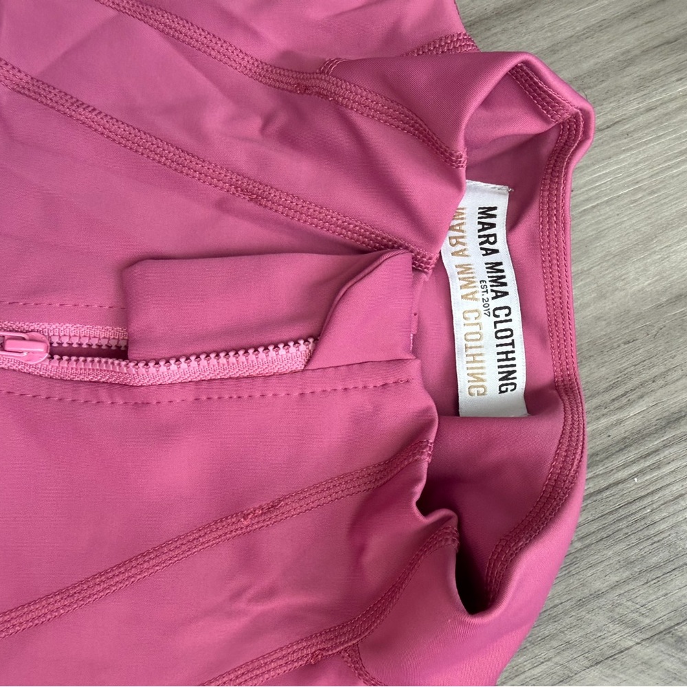 Pink Zip-Up Jacket and Pants Set - Picture 5 of 7